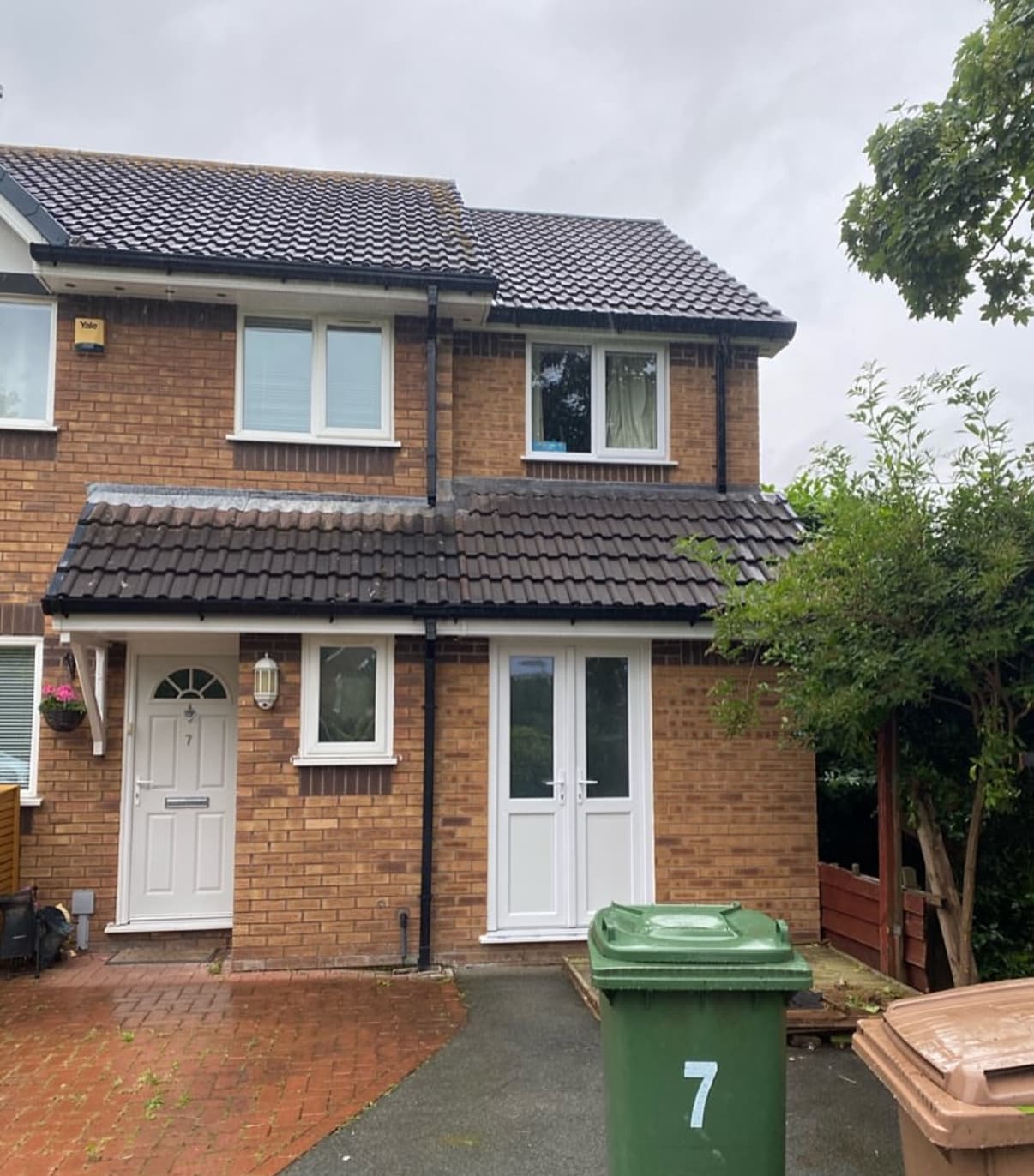 Completed side extension in Upton, Wirral — finished exterior