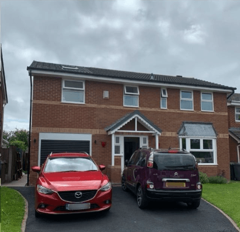 First-floor extension over existing garage — Moreton, Wirral